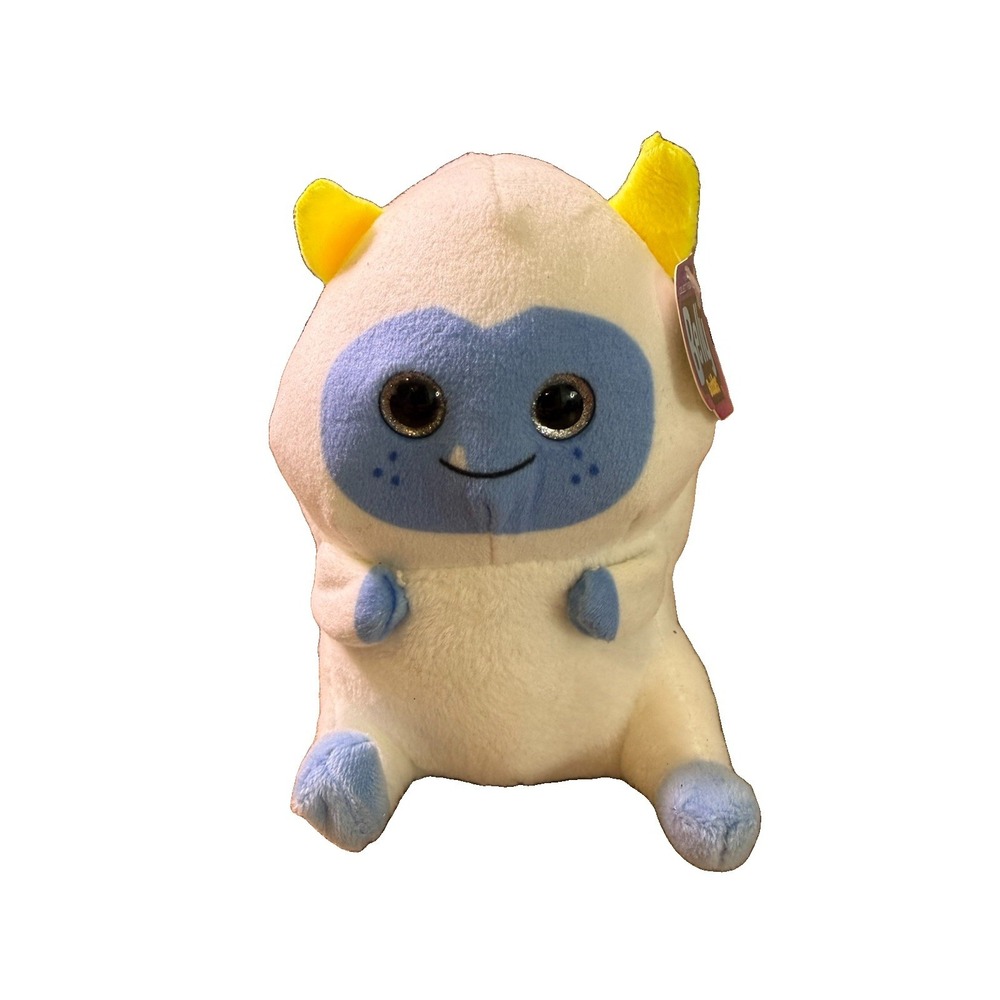 Namco Belly Buddies Yeti Plush 6" White Blue Yellow NWT PF-BYE05